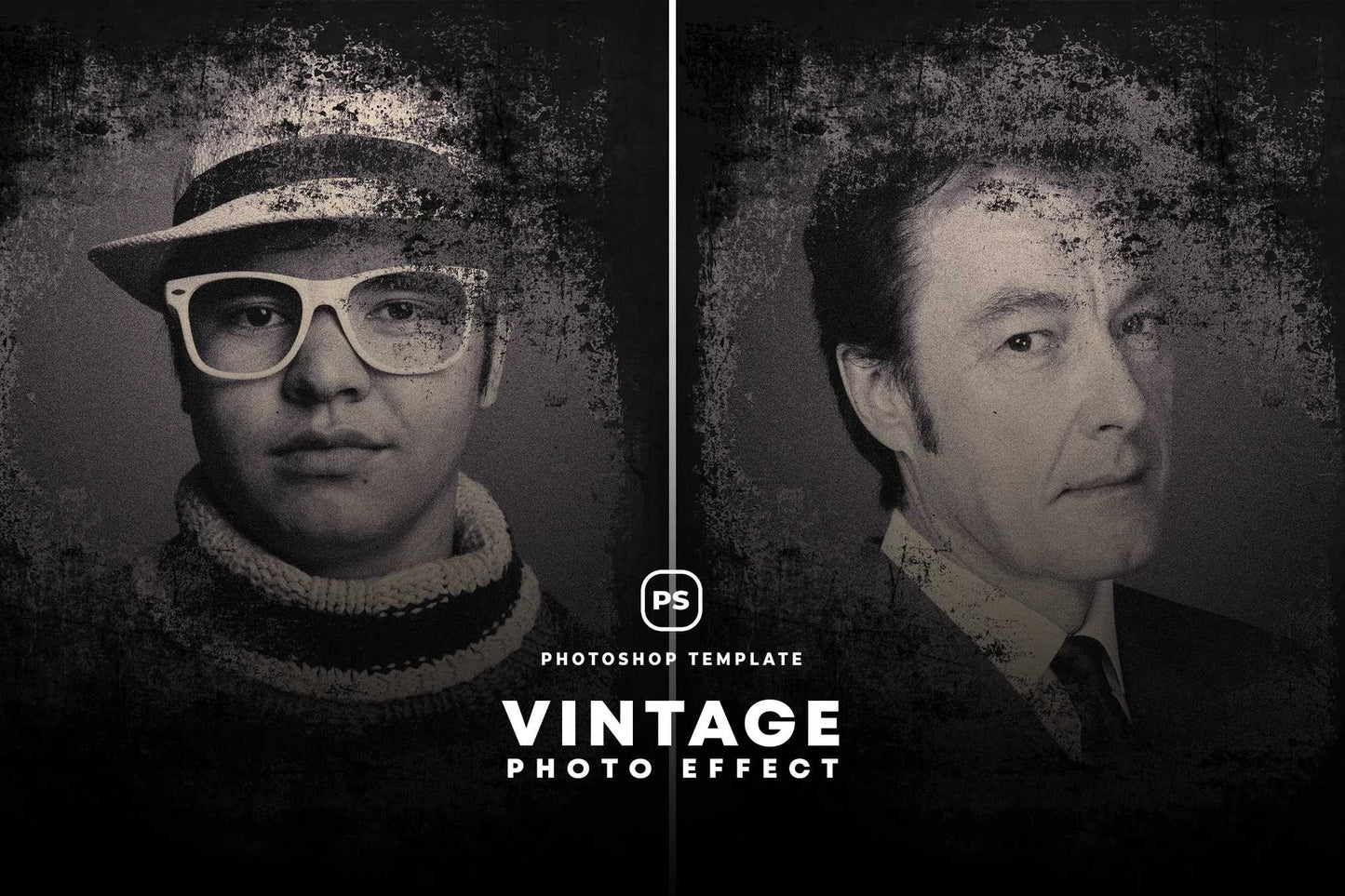 20 Cinematic Vintage Photoshop Effects Pack