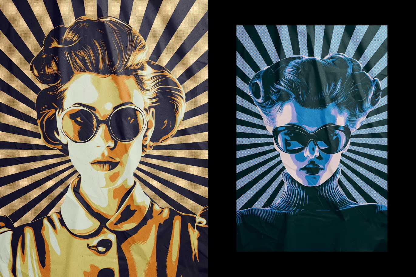 26-In-1 Vintage Design Photoshop Templates - Photoboto