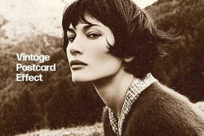 25-In-1 Vintage Revival Photoshop Effects Bundle