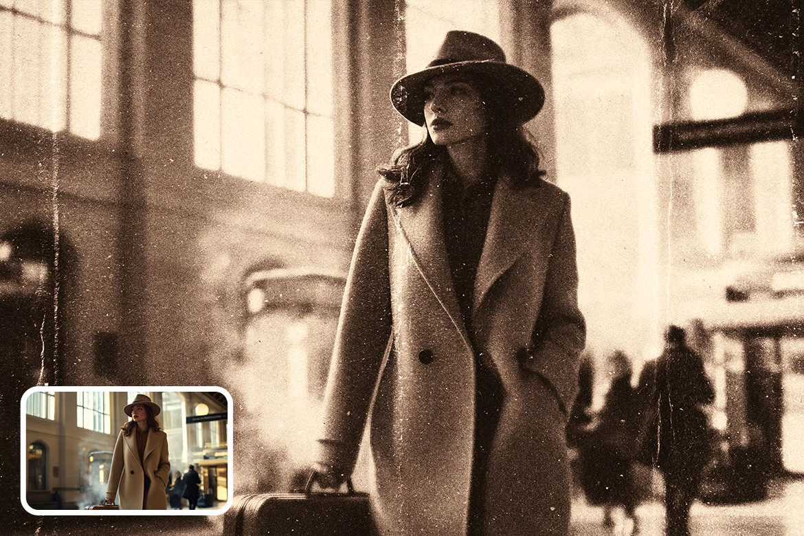 20 Retro Reimagined Photoshop Templates Pack - Photoboto