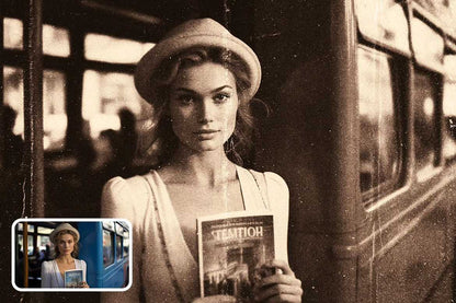 20 Retro Reimagined Photoshop Templates Pack - Photoboto