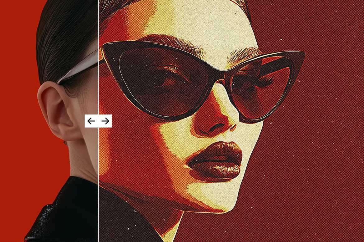 20 Retro Reimagined Photoshop Templates Pack - Photoboto