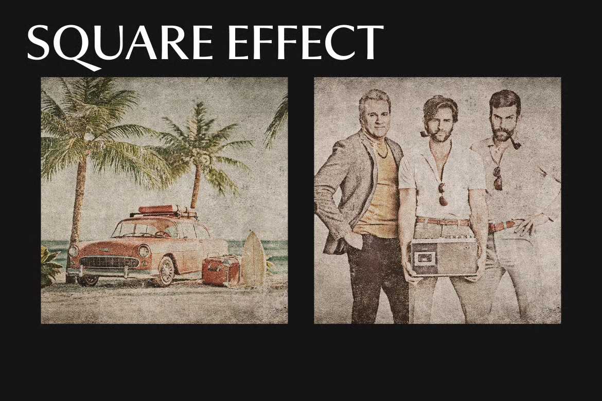 20 Retro Reimagined Photoshop Templates Pack - Photoboto