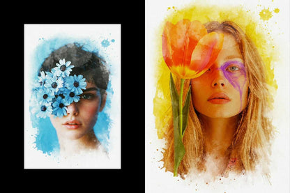 22 Sketch & Paint Photoshop Effects Bundle