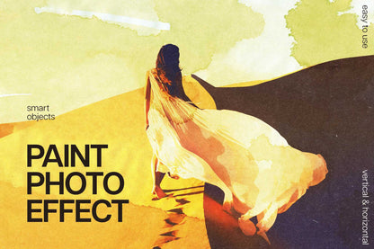 17-In-1 Textured Watercolor Photoshop Effects Bundle