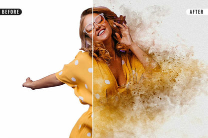21 Painterly Watercolor Photoshop Effects Collection