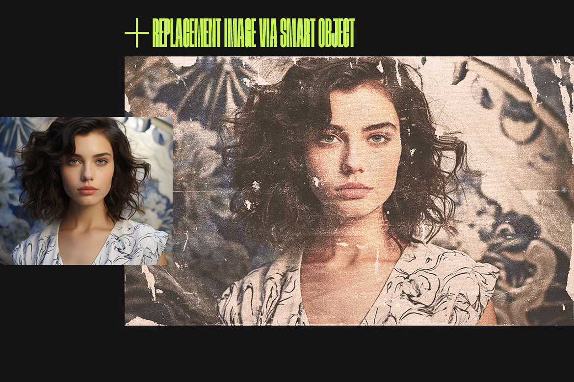 20 Retro Reimagined Photoshop Templates Pack - Photoboto