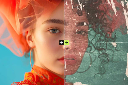 20 Retro Reimagined Photoshop Templates Pack - Photoboto