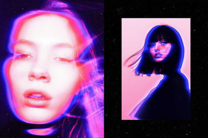 21 Retro Print Photoshop Effects Bundle