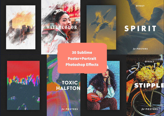 30 Sublime Poster+Portrait Photoshop Effects - Photoboto