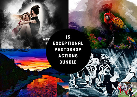 15 Exceptional Photoshop Actions Bundle - Photoboto