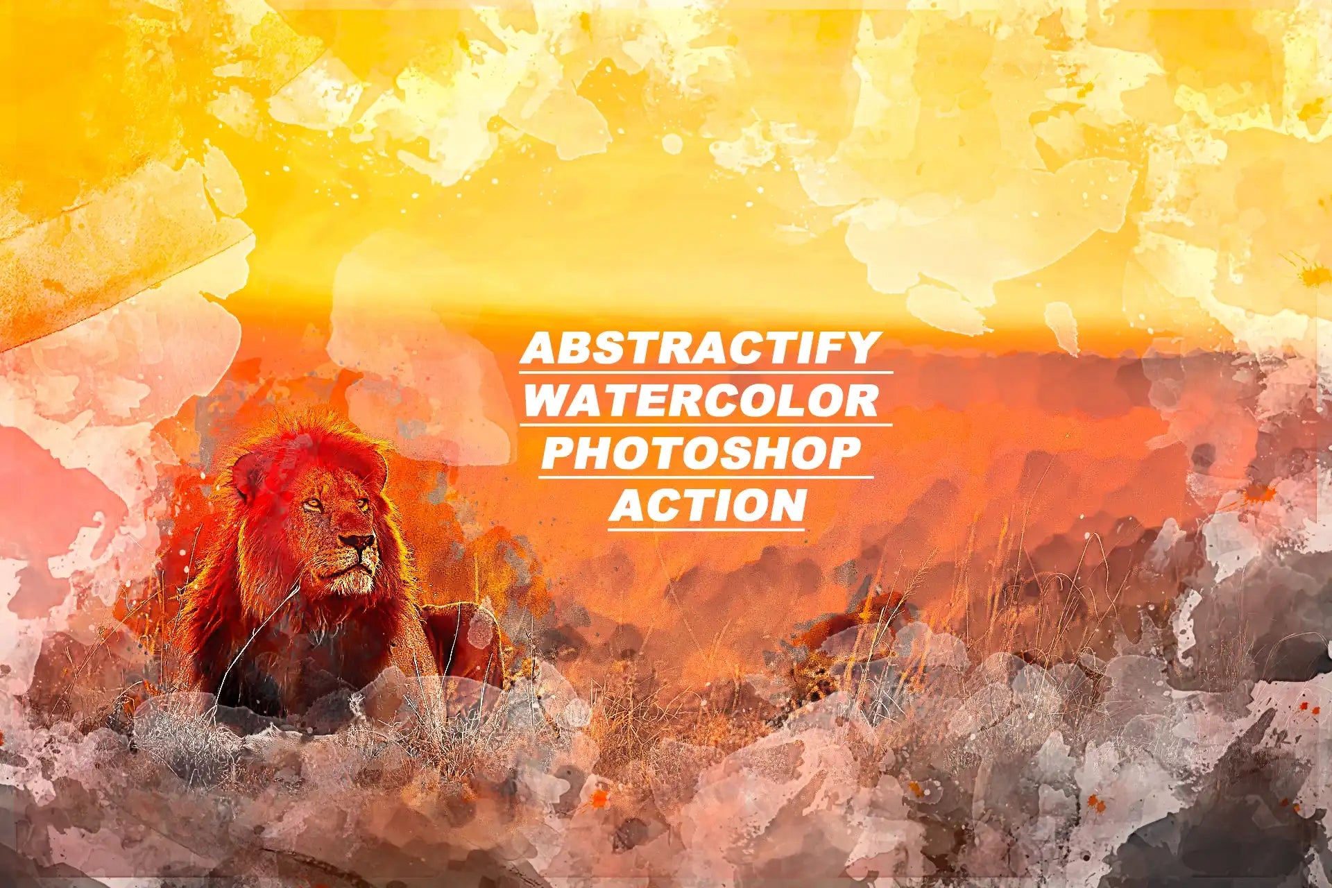 22 Phenomenal Watercolor Photoshop Actions Bundle - Photoboto