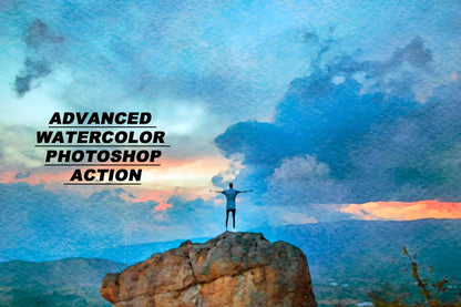 22 Phenomenal Watercolor Photoshop Actions Bundle - Photoboto