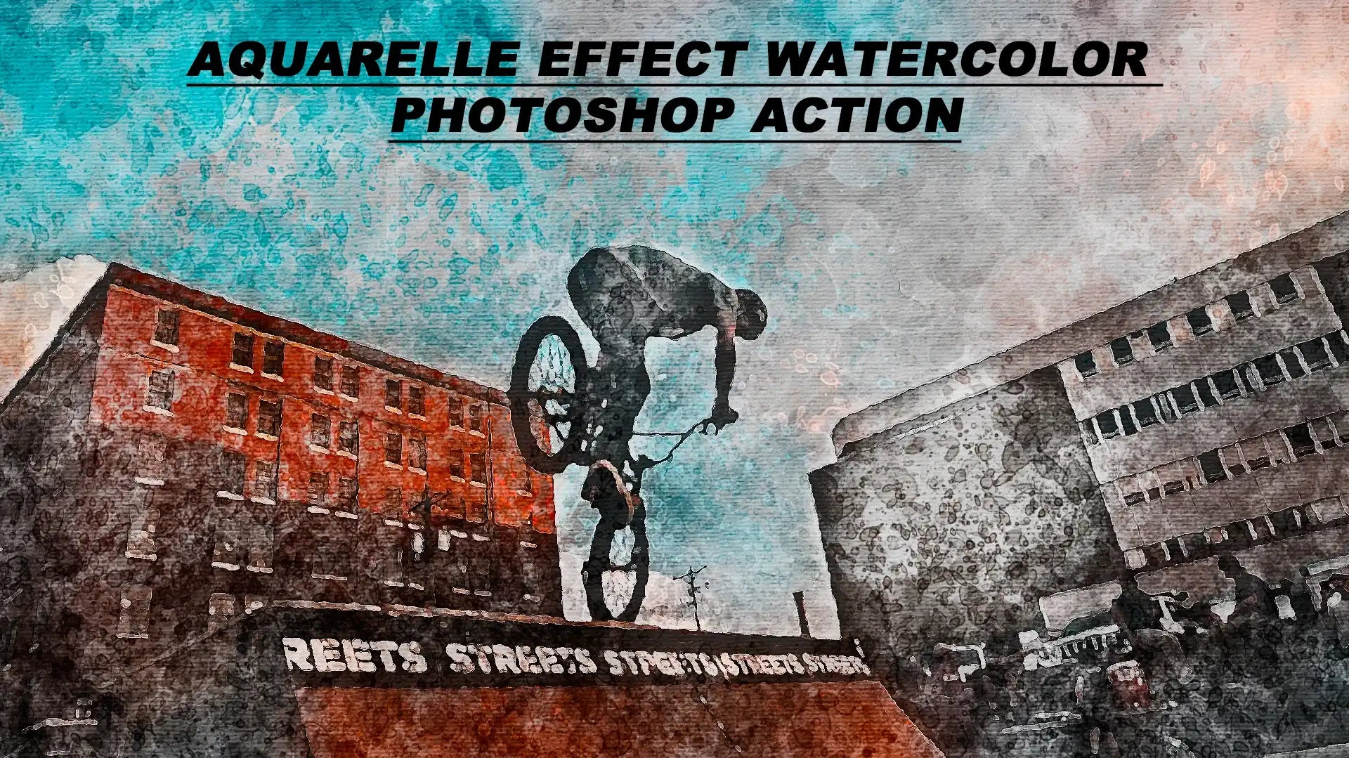 22 Phenomenal Watercolor Photoshop Actions Bundle - Photoboto