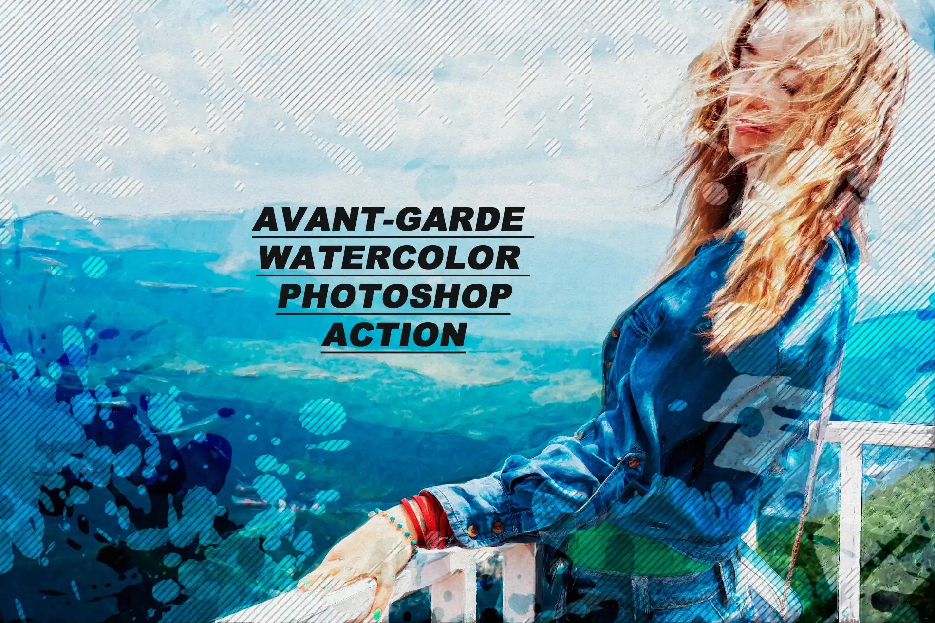 22 Phenomenal Watercolor Photoshop Actions Bundle - Photoboto