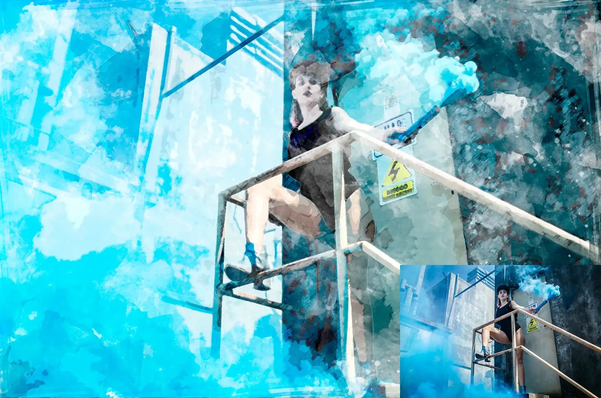 22 Phenomenal Watercolor Photoshop Actions Bundle - Photoboto