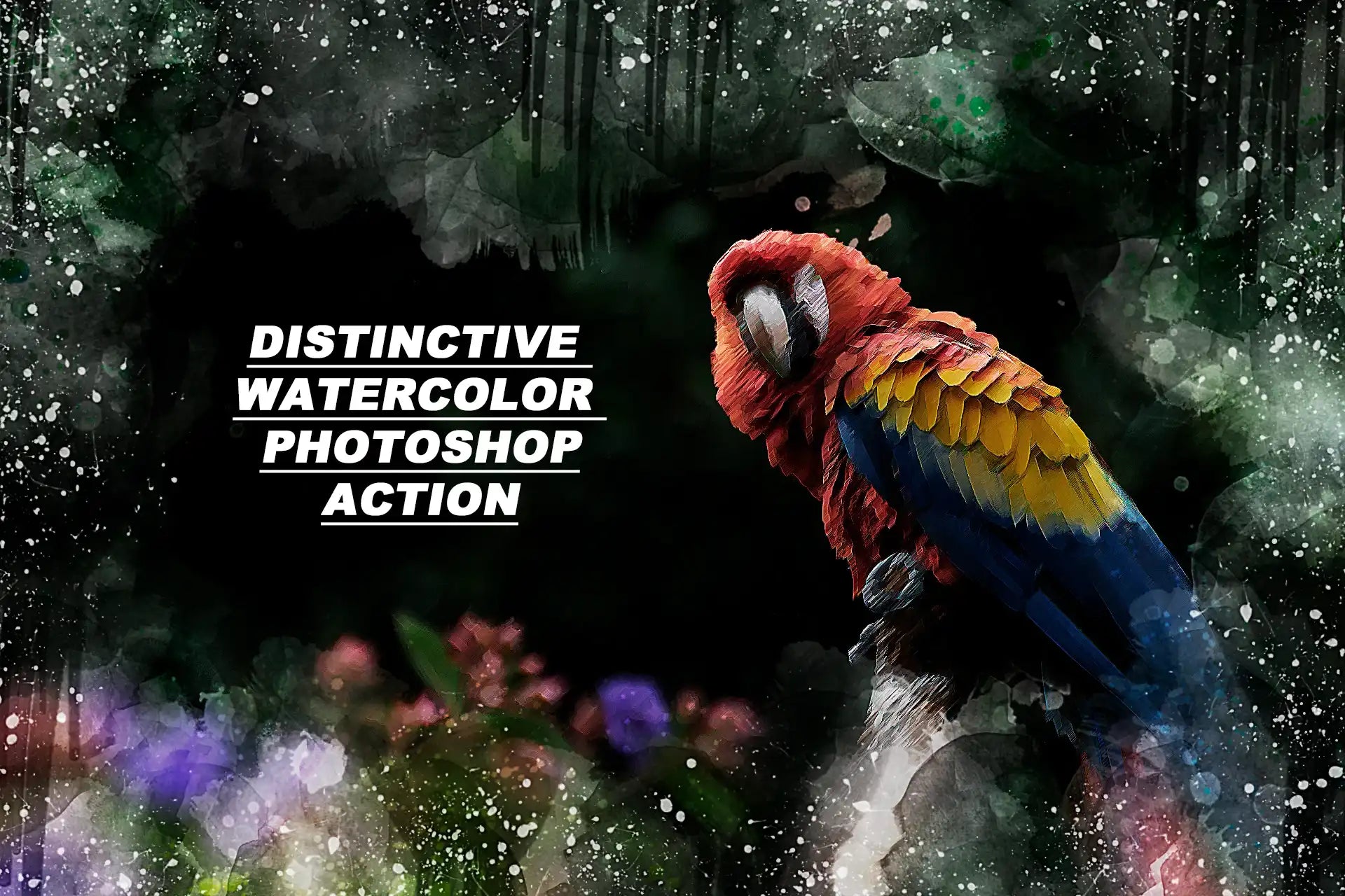 22 Phenomenal Watercolor Photoshop Actions Bundle - Photoboto