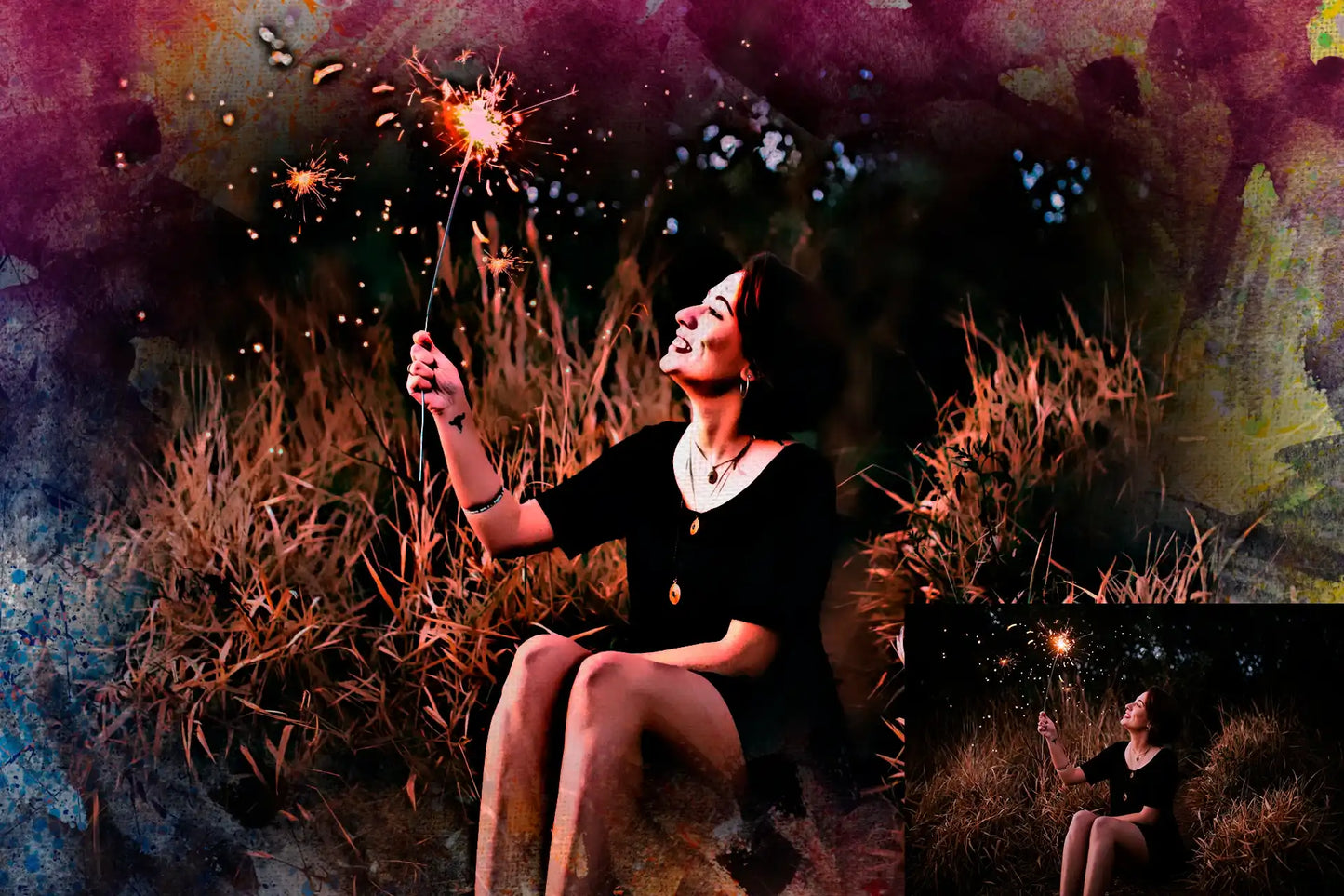 22 Phenomenal Watercolor Photoshop Actions Bundle - Photoboto