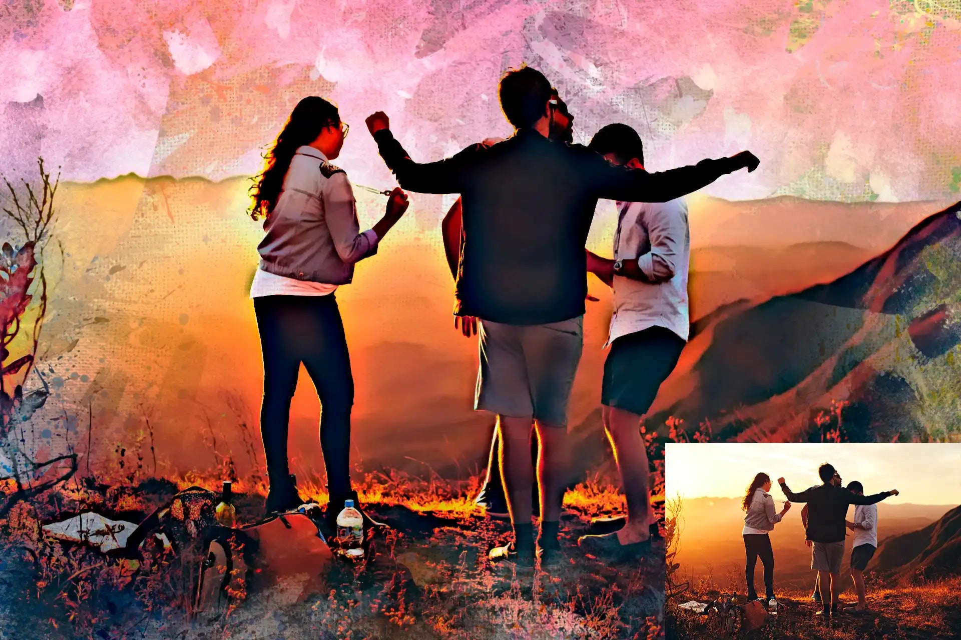22 Phenomenal Watercolor Photoshop Actions Bundle - Photoboto