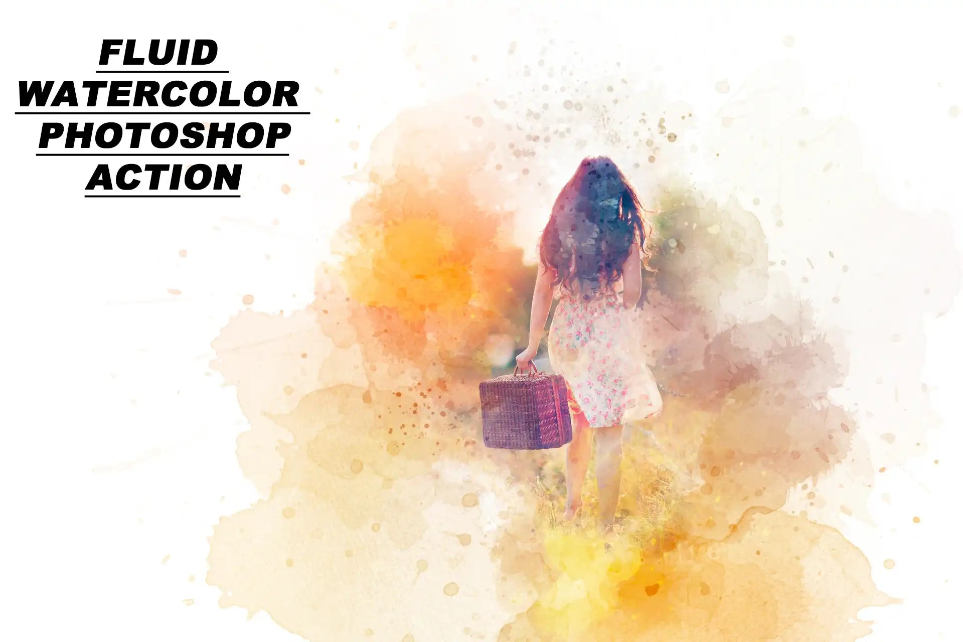 22 Phenomenal Watercolor Photoshop Actions Bundle - Photoboto