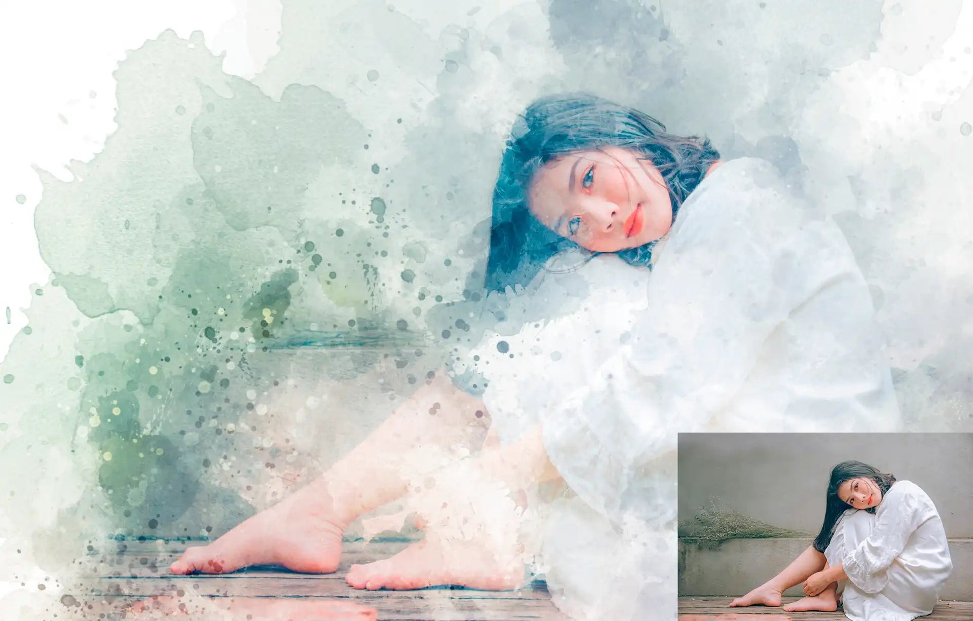 22 Phenomenal Watercolor Photoshop Actions Bundle - Photoboto