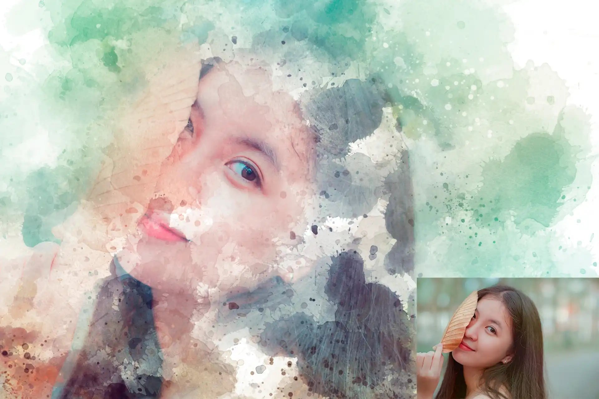 22 Phenomenal Watercolor Photoshop Actions Bundle - Photoboto