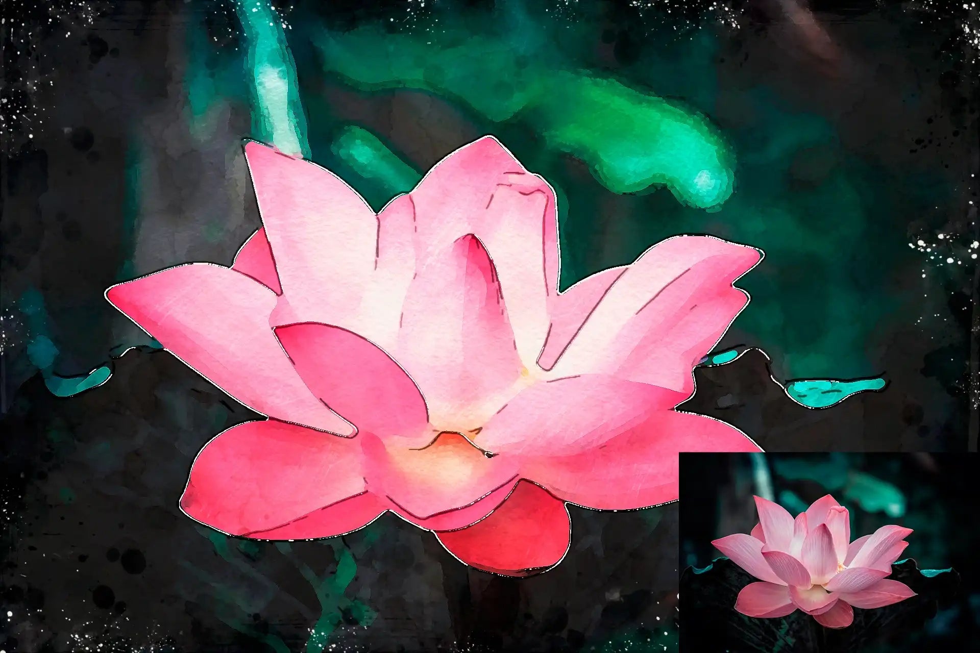 20 Realistic Watercolor Photoshop Actions Bundle - Photoboto