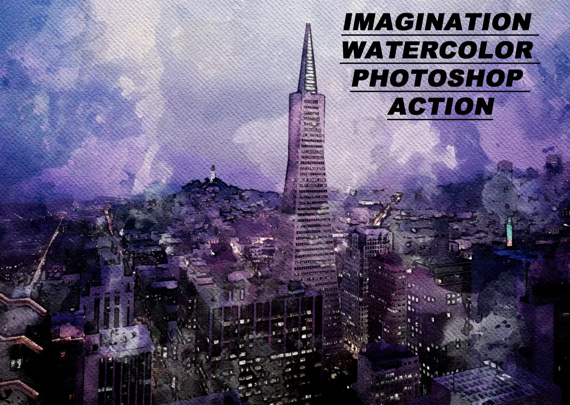 20 Realistic Watercolor Photoshop Actions Bundle - Photoboto