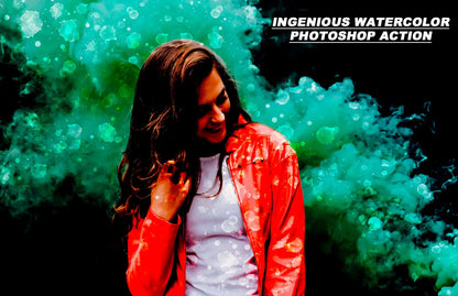 20 Realistic Watercolor Photoshop Actions Bundle - Photoboto