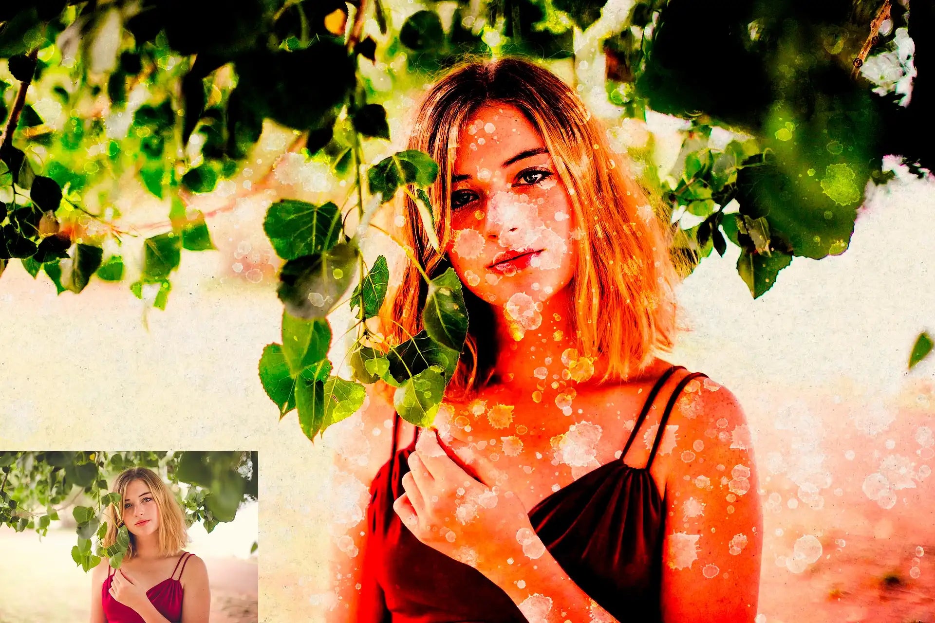 20 Realistic Watercolor Photoshop Actions Bundle - Photoboto