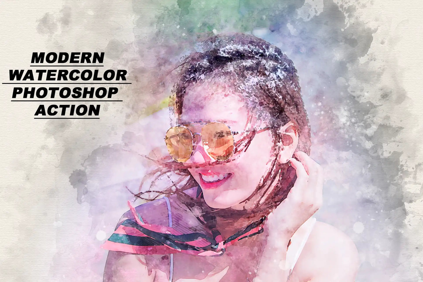 22 Phenomenal Watercolor Photoshop Actions Bundle - Photoboto