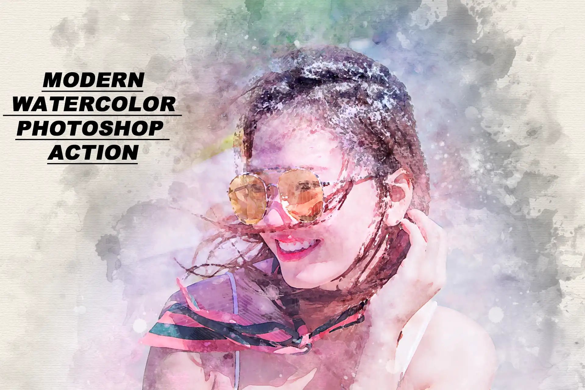 22 Phenomenal Watercolor Photoshop Actions Bundle - Photoboto