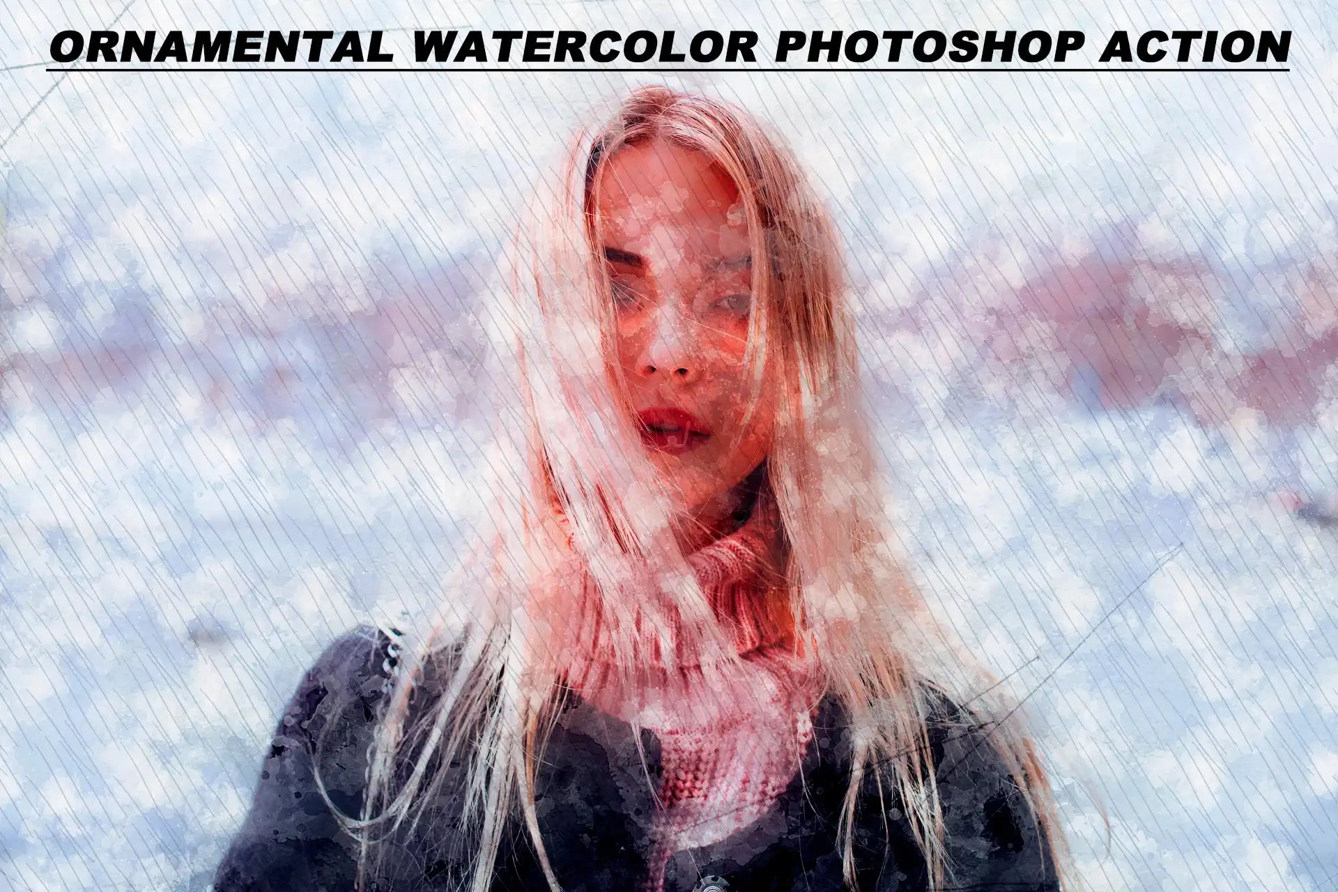 20 Realistic Watercolor Photoshop Actions Bundle - Photoboto