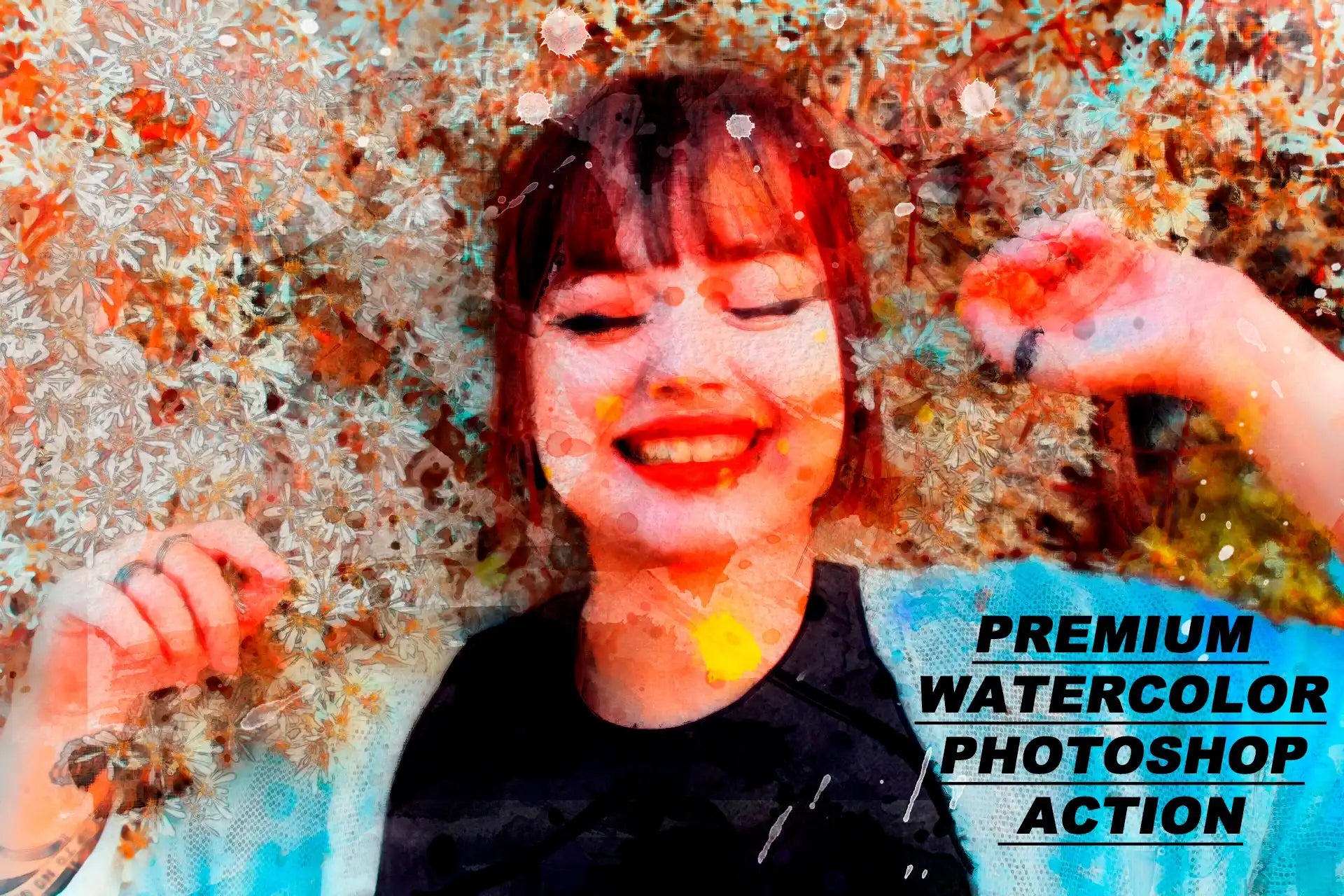 22 Phenomenal Watercolor Photoshop Actions Bundle - Photoboto