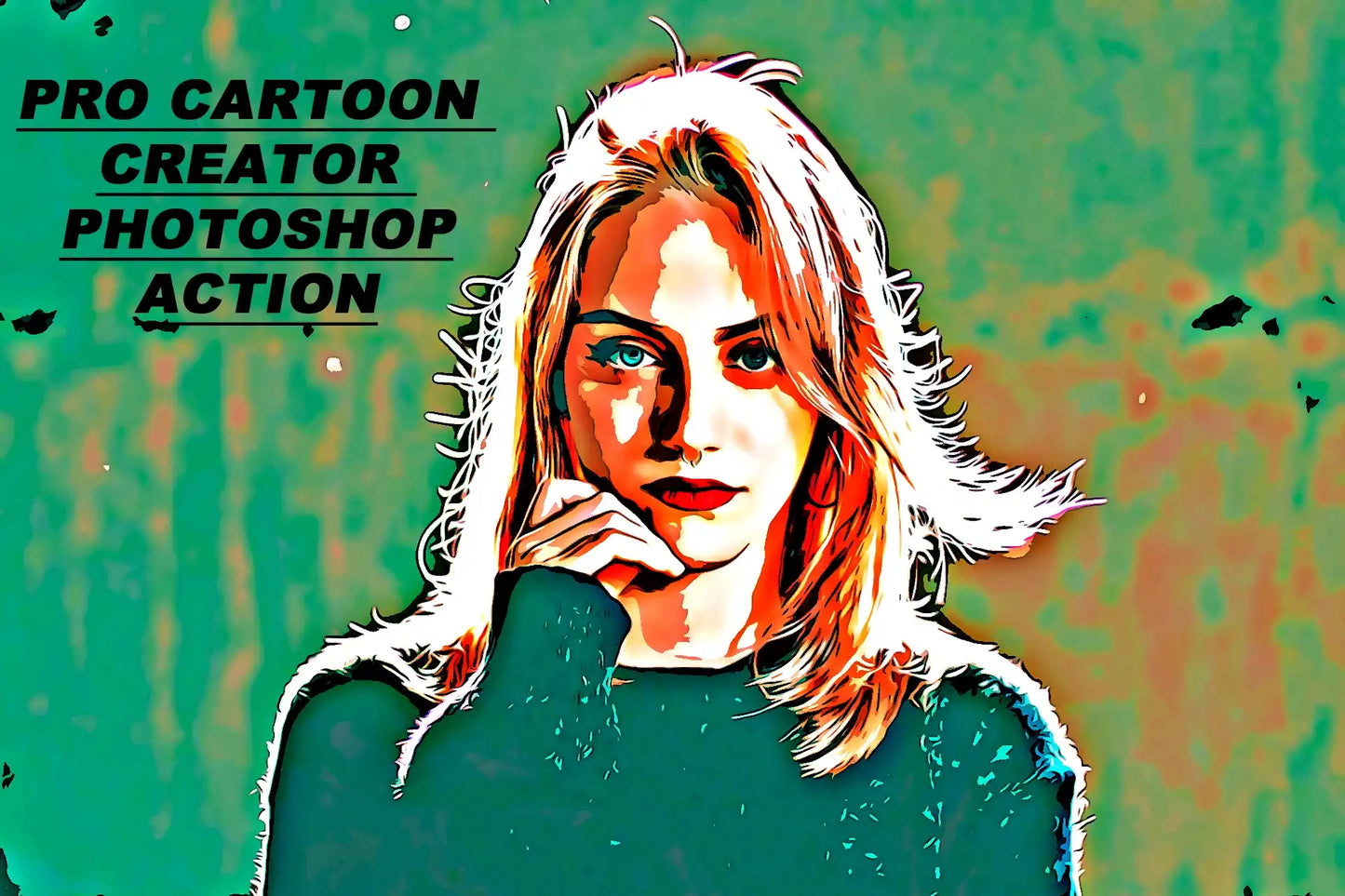 16 Amazing Cartoon Photoshop Actions Bundle - Photoboto