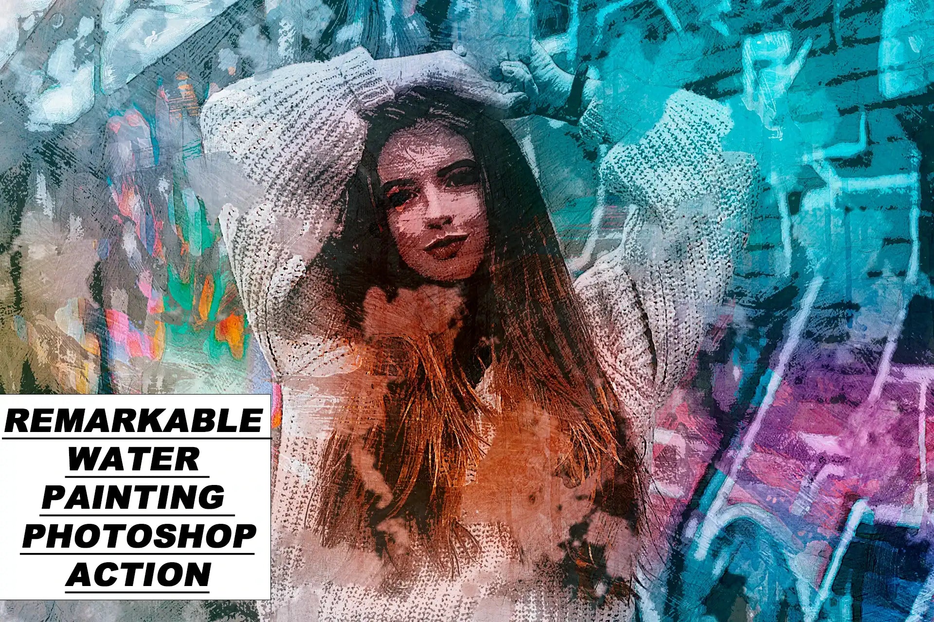 22 Phenomenal Watercolor Photoshop Actions Bundle - Photoboto