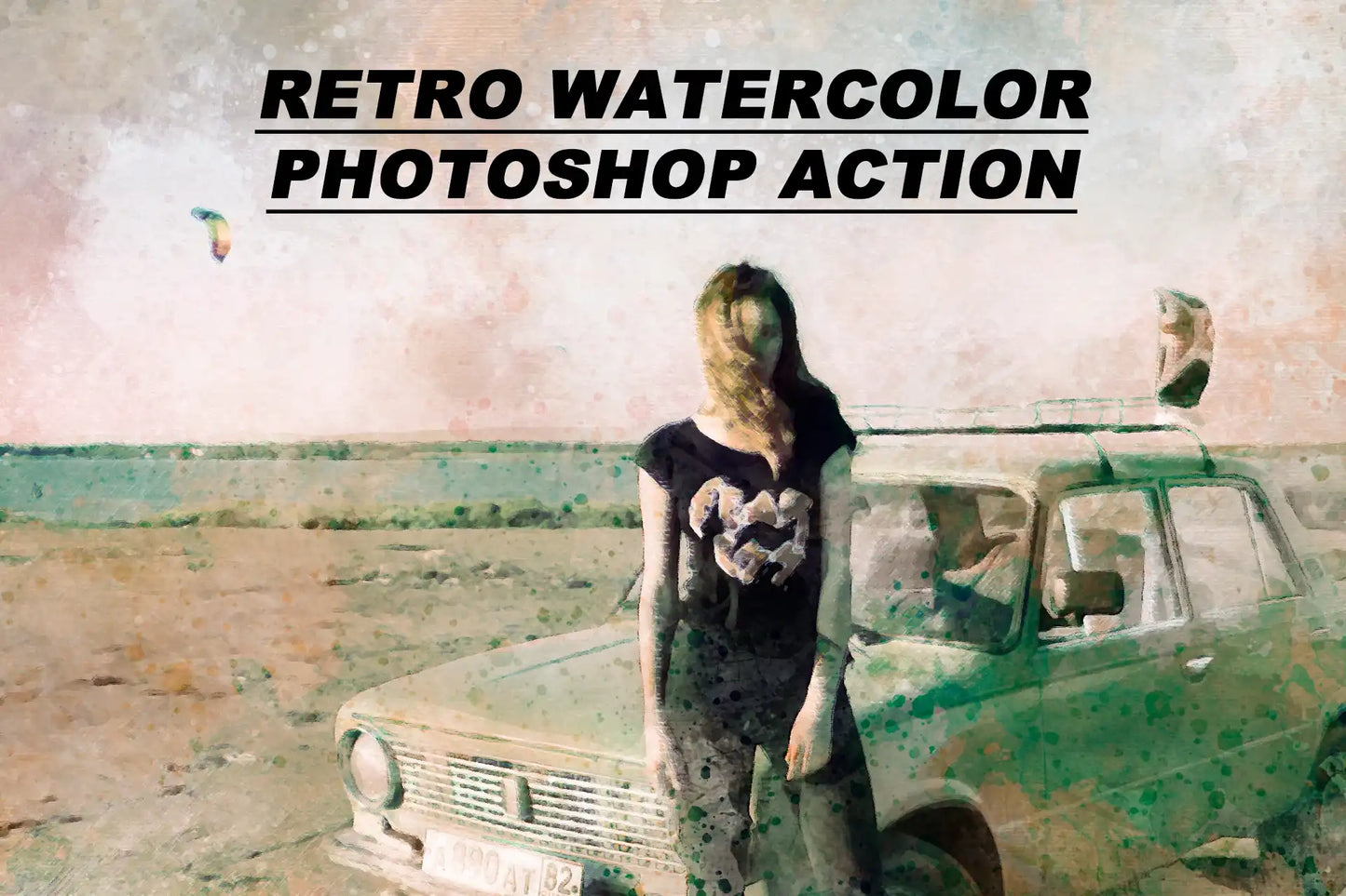 22 Phenomenal Watercolor Photoshop Actions Bundle - Photoboto