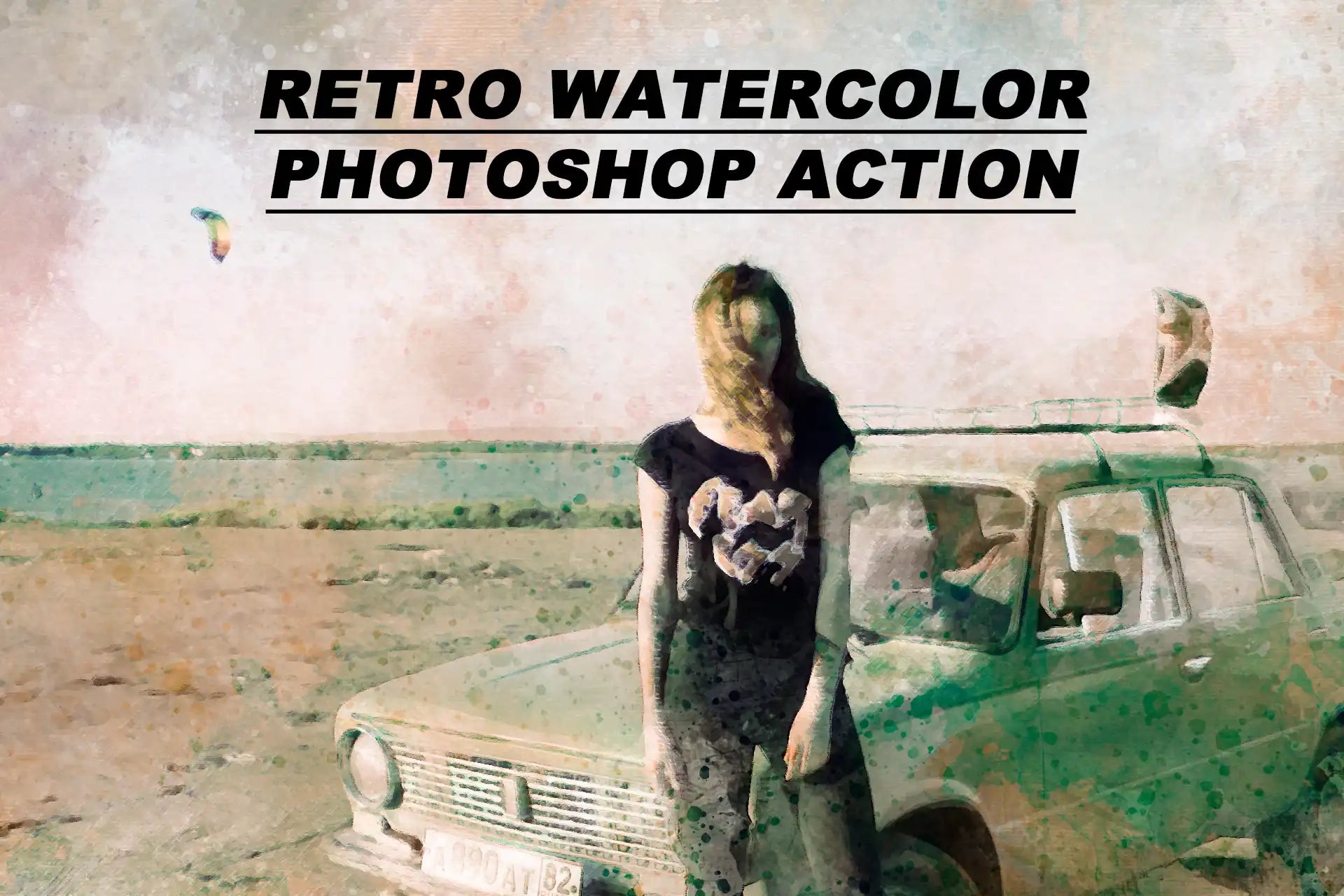 22 Phenomenal Watercolor Photoshop Actions Bundle - Photoboto