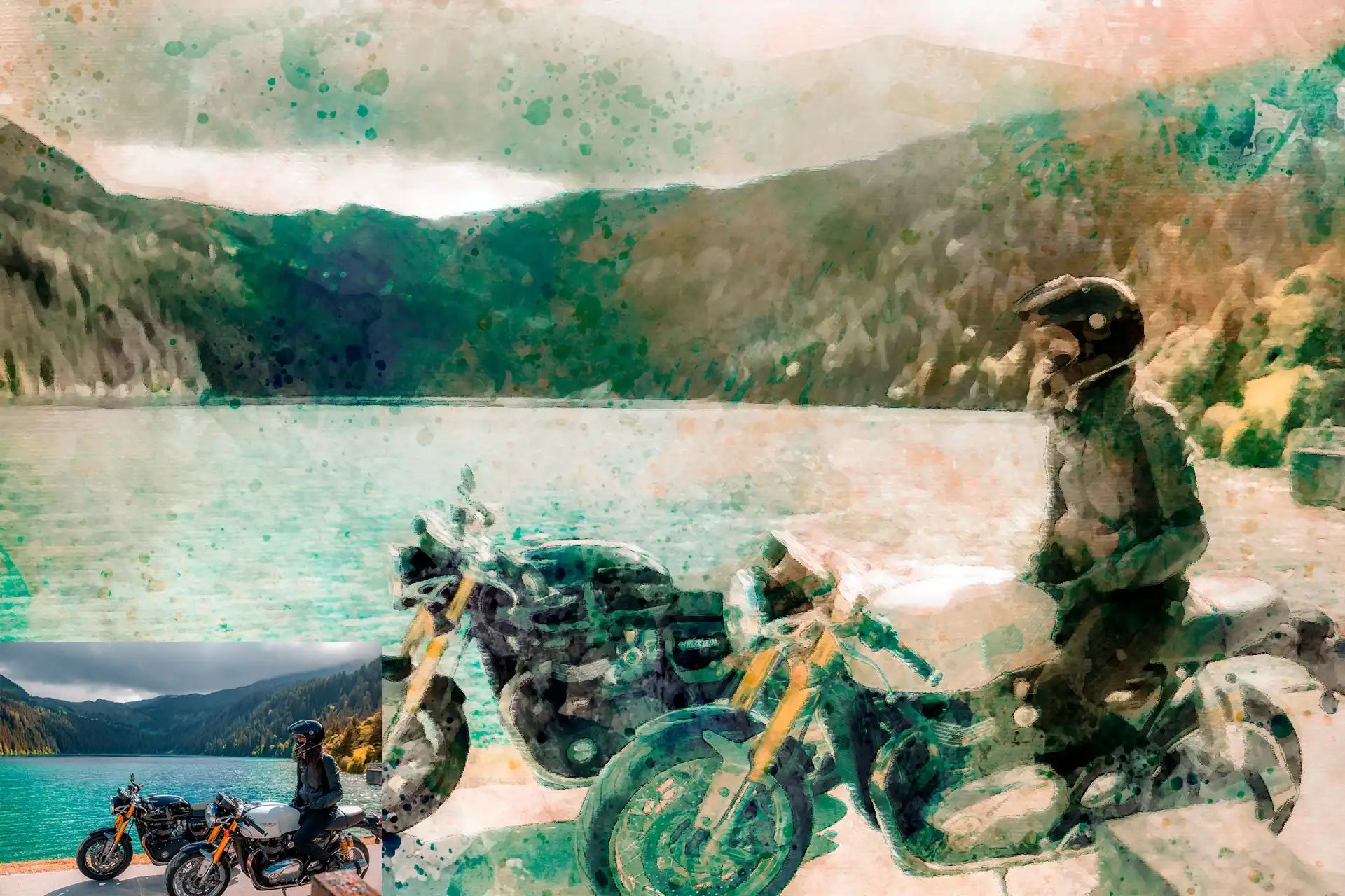 22 Phenomenal Watercolor Photoshop Actions Bundle - Photoboto
