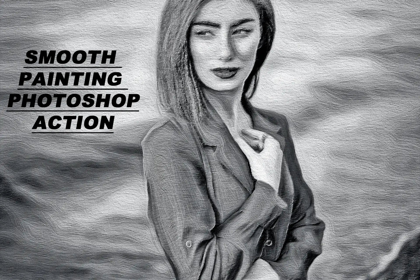 14 Plug And Play Painting Photoshop Actions Bundle - Photoboto