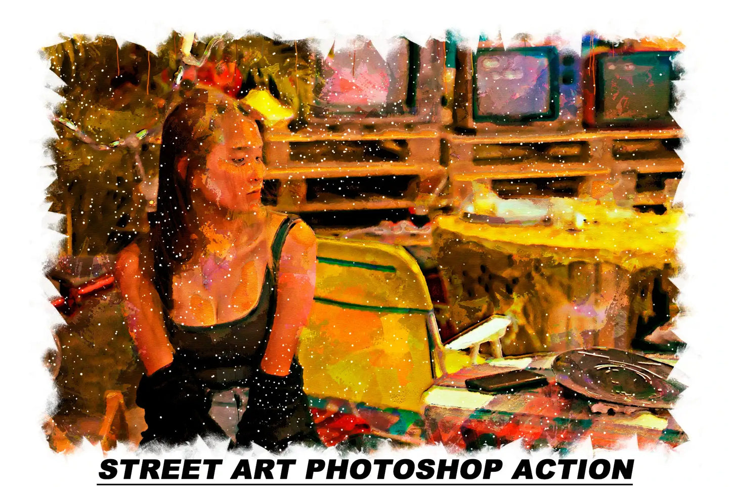 10 Artistic Painting Photoshop Actions Bundle - Photoboto