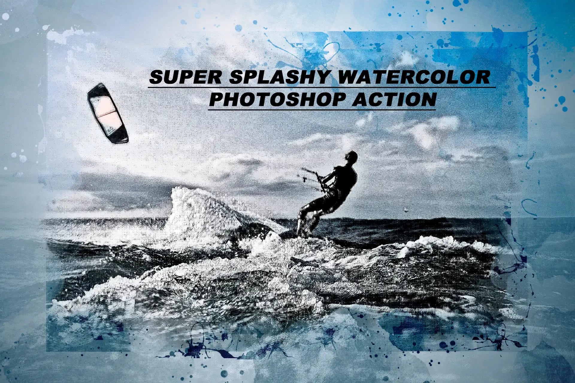 22 Phenomenal Watercolor Photoshop Actions Bundle - Photoboto