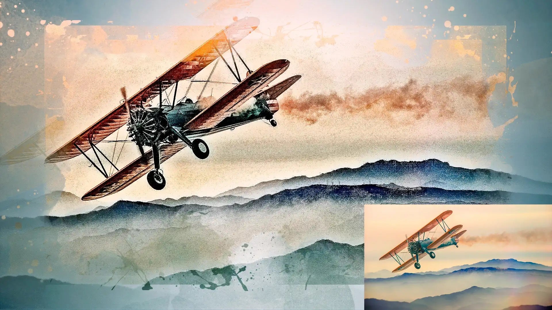 22 Phenomenal Watercolor Photoshop Actions Bundle - Photoboto