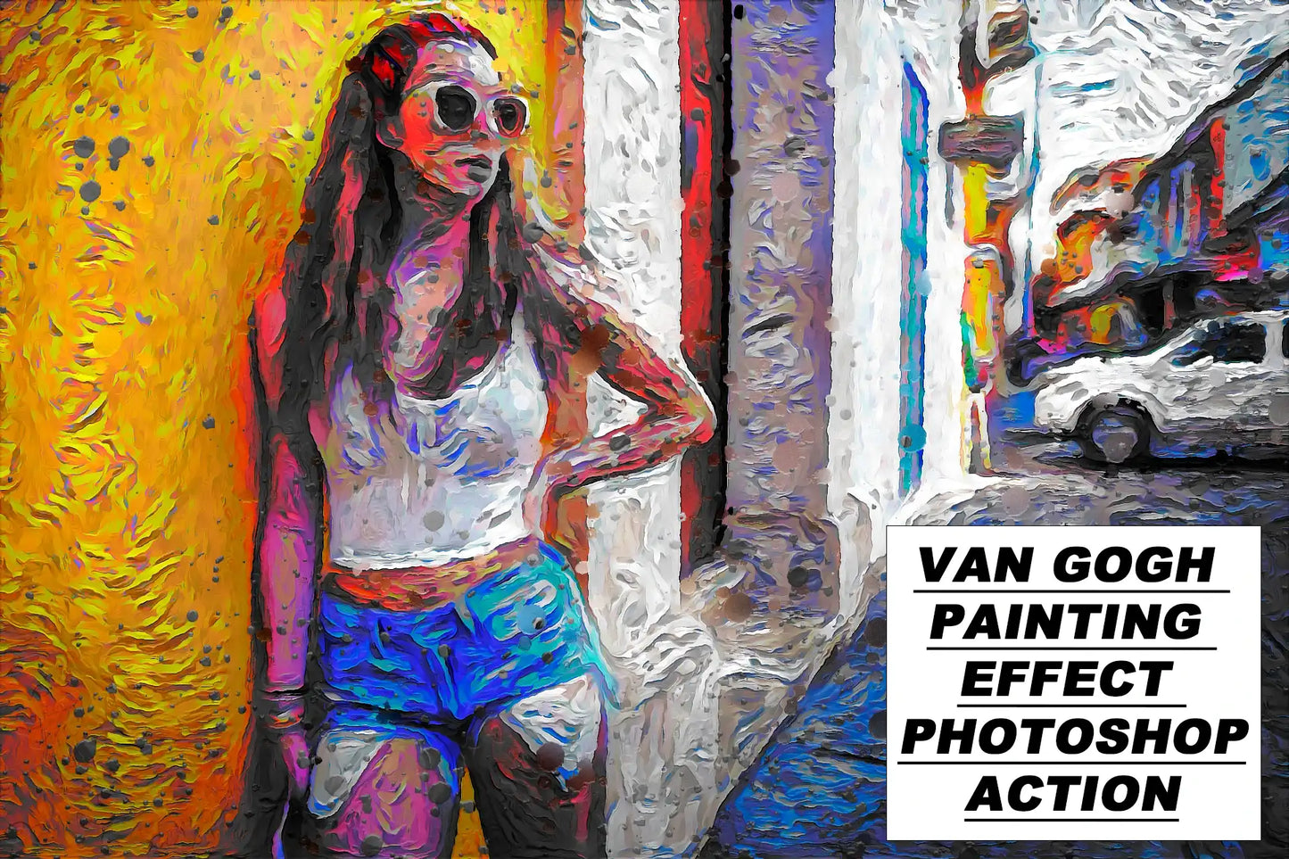 10 Artistic Painting Photoshop Actions Bundle - Photoboto