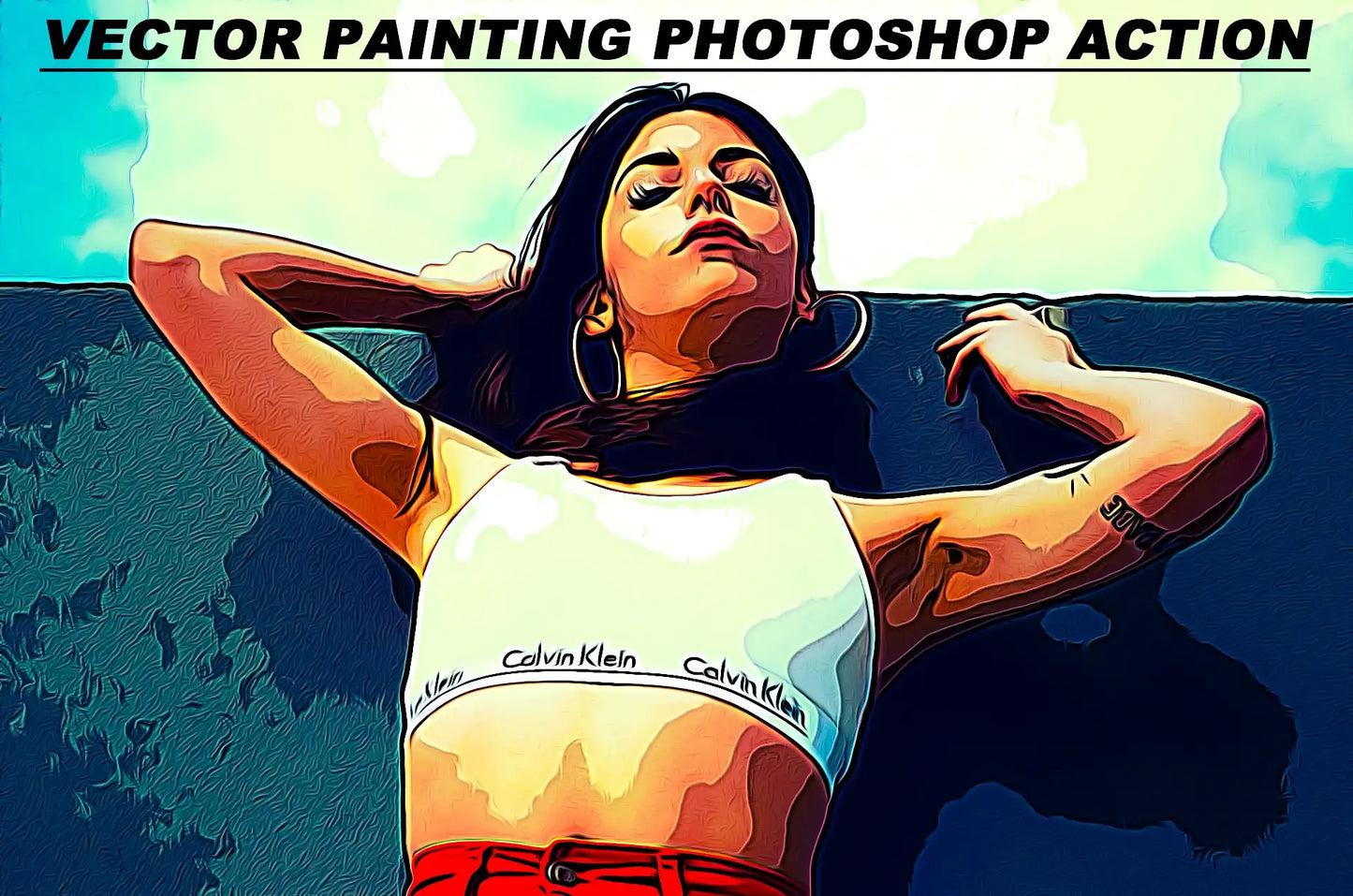 14 Plug And Play Painting Photoshop Actions Bundle - Photoboto