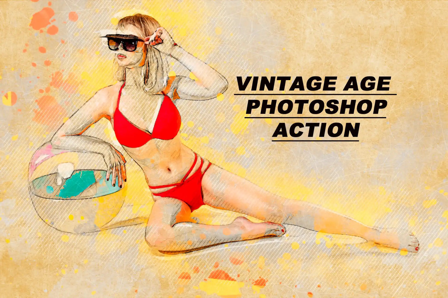 11 Exclusive Vintage Photoshop Actions Bundle - Photoboto