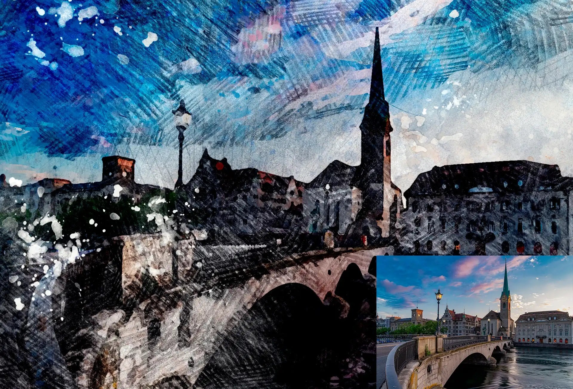 20 Realistic Watercolor Photoshop Actions Bundle - Photoboto